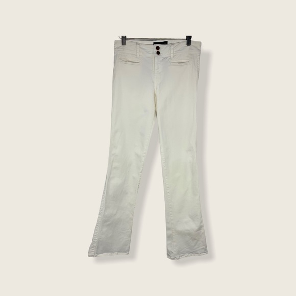 Sanctuary Linen Blend Boot Cut Jeans - Picture 1 of 16